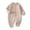 Khaki, variant on Bxsruta Baby Bodysuit Cotton One-Piece Romper Long Sleeve and Play Outfit