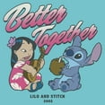thumbnail image 2 of Girls Lilo & Stitch Better Together T Shirt, 2 of 4
