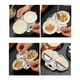 thumbnail image 4 of Billuyoard Molde para bolas de hervida Molde para bolas de hervida de acero inoxidable 2 ranuras DIY Wonton Maker Molde Accesorio de cocina Cocina y Comedor, 4 of 6