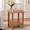 Walnut, variant on Ayaya Set of 2 Solid Wood 2-Tier Side Table, Vintage Indoor End Table for Living Room Bedroom Home Office, Black