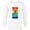 White, variant on Disney Goofy Rainbow - Long Sleeve T-Shirt for Men -Customized-White