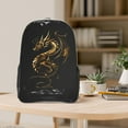 thumbnail image 5 of Rocae Golden Dragon Tattoo Art for 16inch Clear Backpack Transparent School Backpack for Women Men, Capacity Clear Bag for College, Travel, 5 of 7