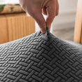 thumbnail image 3 of EIGTHTAIL AUQ Sofa Covers Washable Bar Stool Covers Elastic Bench Seat Cover Versatile Rectangular Ottoman Cover Fabric Furniture Protection for Home White, 3 of 5