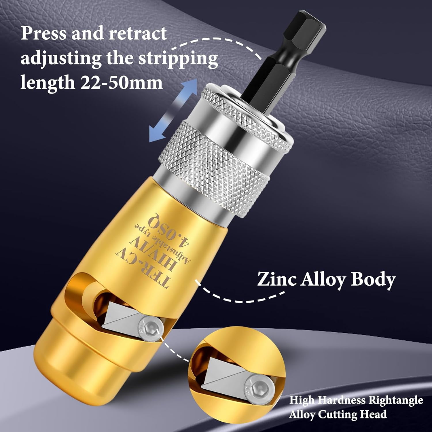 Wire Stripper for Drill 2024 Electric Wire Stripping and Twisting Tool, Portable Professional Electrician Tool Set Quick Stripper and Twister&nbsp;