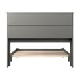 thumbnail image 3 of AFI Newport Full Solid Wood Platform Bookcase Bed in Grey, 3 of 7