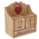thumbnail image 1 of GOOHOCHY Calendario creativo de bloques de madera para el hogar, la oficina, el escritorio, decoración de fecha perpetua de madera, 1 of 8