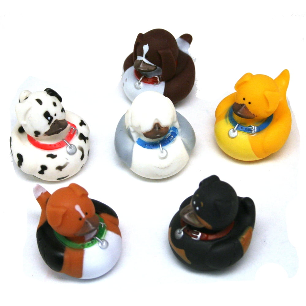 rubber duck dog toy
