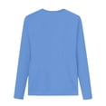 thumbnail image 5 of Lilgiuy Easter Bunny Shirt for Toddler Girls Boys Eggs Cute Rabbit Long Sleeve Round Neck Pullover Lightweight T-Shirts Kids Spring Tees for Egg Hunts and Easter Festivitie (Sky Blue,14-15 Years), 5 of 5