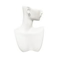 thumbnail image 3 of Delight Jewelry Silvertone Small Navy Blue Megaphone Silver tone Zig Zag Christmas Tree Charm Necklace and Stud Earrings, 3 of 4