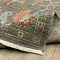 thumbnail image 3 of HomeRoots Pink Orange Rust Green And Oriental Power Loom Stain Resistant Area Rug, 3 of 9