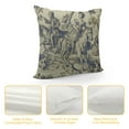 thumbnail image 4 of Creowell French Vintage Toile Pillow Cover Indoor Decor Throw Pillow Case, 4 of 5