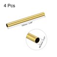 thumbnail image 2 of Uxcell 9.5mm OD 0.5mm Wall Thickness 100mm Length Brass Round Tube 4 Pack, 2 of 5