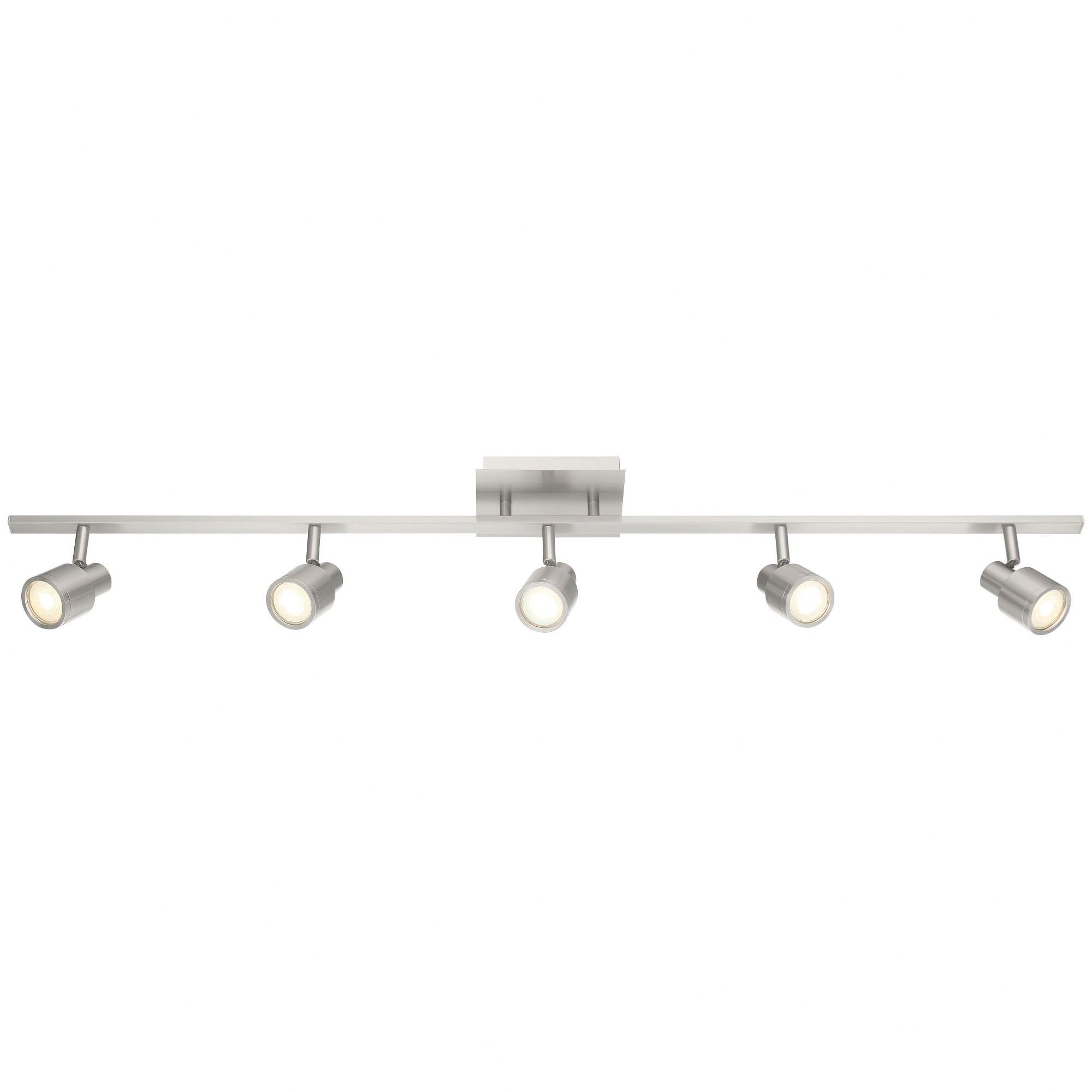 Access Lighting 5 Light Adjustable LED Track in Brushed Steel Color