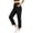 Black, variant on Women’s High Waisted Stretch Pants Casual Slim Fit Ankle Length Trousers Soft Comfortable Elastic Work Pants with Pockets