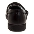 thumbnail image 3 of French Toast Little Kids Girls' Faux Leather Buckle School Shoes - Jet Black, 9, 3 of 7