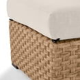 thumbnail image 5 of Better Homes & Gardens River Oaks All-Weather Wicker Outdoor Ottomans – 2 Pack, Natural, 5 of 7