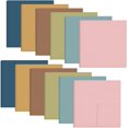 TRAHOO600 Sheet Boho Sticky Notes Solid Color Self Adhesive Notepads