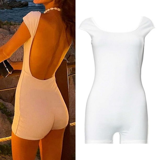 Body moldeador para mujer, mono sin espalda, sin mangas, moldeador corporal.