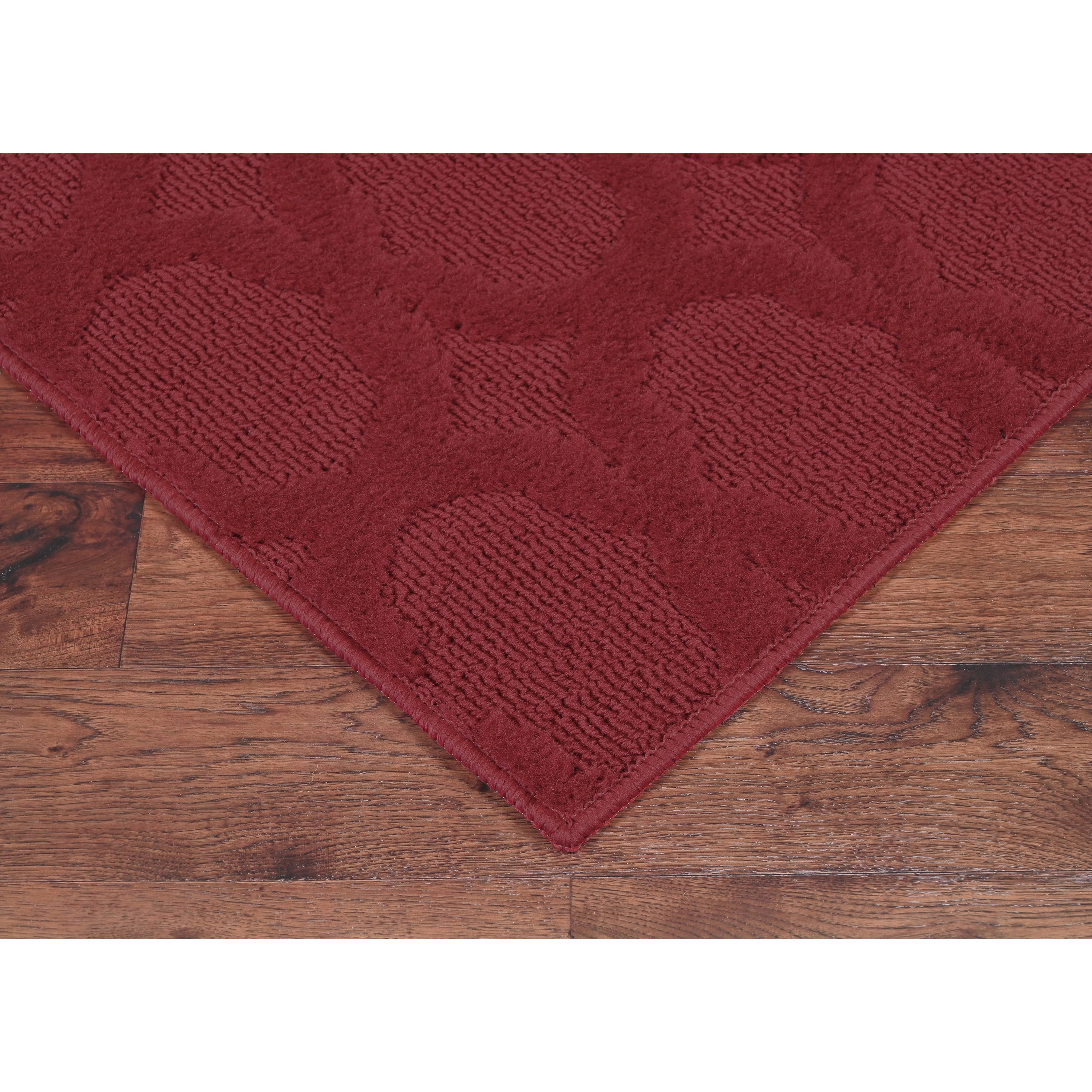 Garland Rug Sparta Chili Red Indoor Area Rug, 7'6" x 9'6"