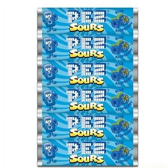 PEZ Sour Blue Raspberry Candy Refills - 1 LB Bulk Bag
