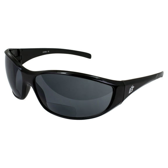 Birdz Eyewear Sparrow Bifocal Safety Glasses Black Frame with Smoke Lens