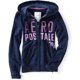 thumbnail image 1 of Aeropostale Ny Zip Up Sudadera con capucha bordada para mujer, azul, extragrande Aeropostale  Sudadera, 1 of 1