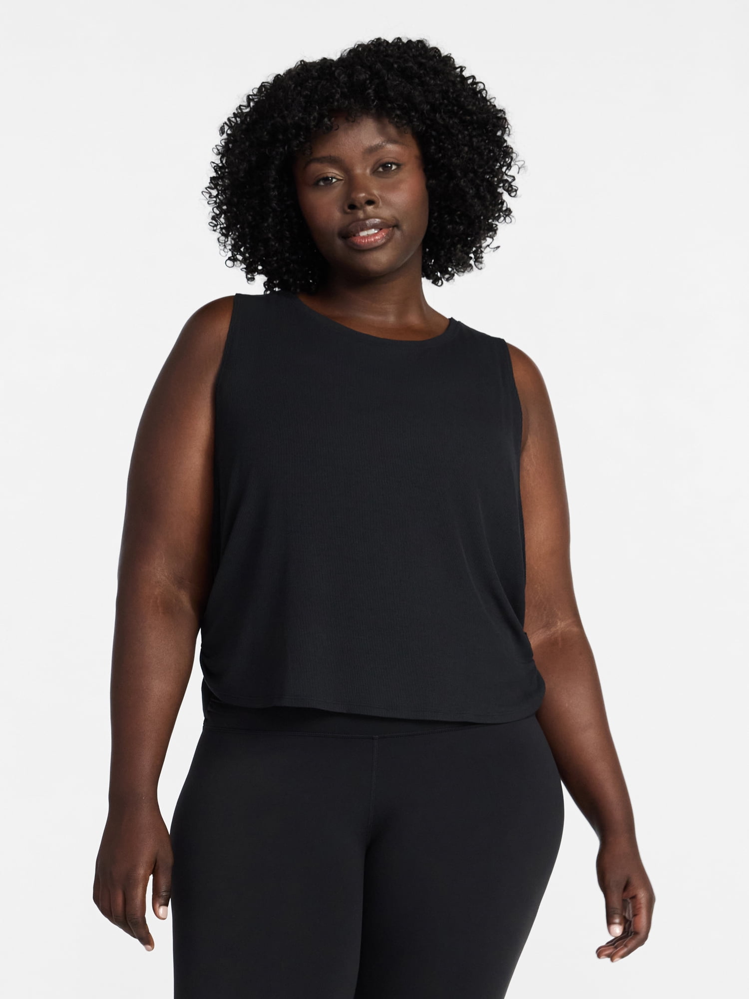 Avia Women's Side Knot Color Tank Top, Sizes XS-XXXL