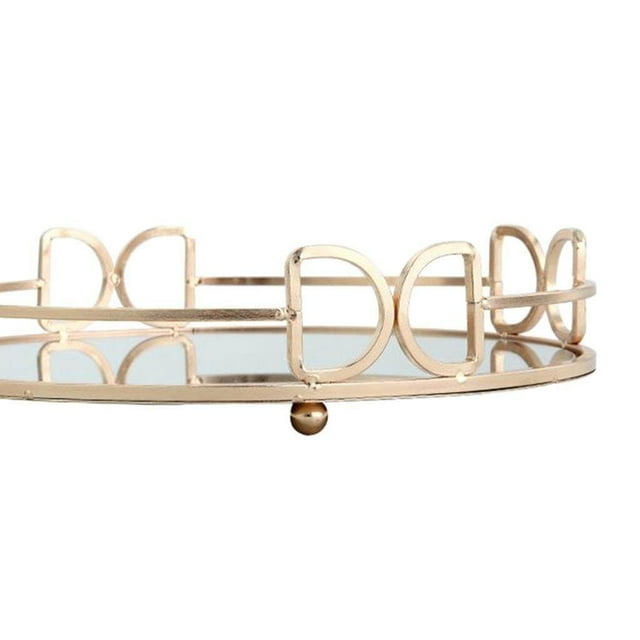 VONKY Mirror Plate Cosmetics Storage Tray Wedding Perfume Storage Tray 200mm