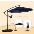 thumbnail image 6 of Boyel living 10ft Patio Umbrella Crank Cantilever Outdoor Umbrella,Backyard Offset Umbrella for Garden Pool(Navy Blue), 6 of 9