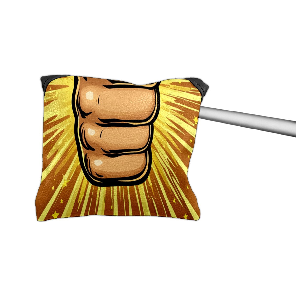 Golf Mallet Putter Cover Premium Leather Waterproof Golf Putter Head Cover with Magnetic Closure Thumbs Up Pattern