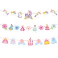 thumbnail image 1 of Guirnalda De Fiesta De Cumpleaños De Dibujos Animados Banderines Unicornio Princesa Castillo Guirnalda Banner Decoraciones De Cumpleaños Niños Guirnalda Bandera De Papel 3 Uds. Sweethay HA036902-00, 1 of 6
