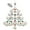 White, variant on 1 Pc 2025 Acrylic Christmas Tree Ornament Decorations with Colorful Crystals & 2025 Dated Engraved for Keepsake Gifts Holiday Home Party Decor, 3.93 Inch, White
