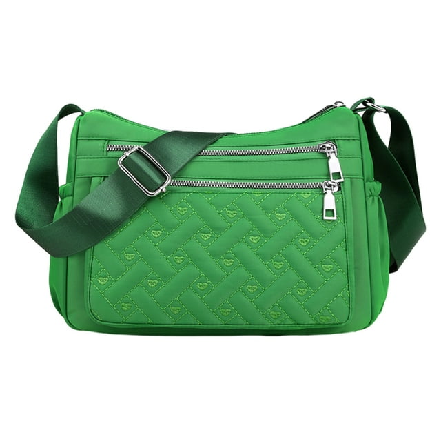 Guardoinrt Sac Bandoulière Premium Polyester Grande Capacité Sac Messager Multiples Occasions Cadeau Premium Vert 1Set