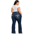 thumbnail image 5 of jack david womens plus size jeans stretchy blue denim jean pants, 5 of 9