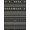 Black White, Pattern 13, variant on Design&I 8'x10' Washable Area Rug Extra Large Skid-Resistant Low Profile Long Minimalist Hallway Scattered Featuring Contemporary Entryway for Living Room, Family