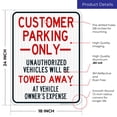 thumbnail image 3 of Customer Parking Only Sign,, 3 of 5
