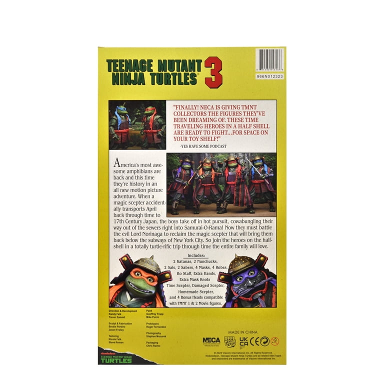 Teenage Mutant Ninja Turtles 3 Samurai Figure Set (7 in) (2023