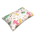 thumbnail image 3 of Bingfone Cute Baby Dinosaurs Standard Size Pillowcase, Long Staple Pure Cotton Envelope Closure Pillow Cover(without pillow core),16"X24", 3 of 9