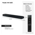 thumbnail image 4 of Samsung S series 5ch Dolby Atmos Soundbar - Black (HWS60D), 4 of 5
