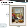 thumbnail image 4 of Stupell Industries Eclectic Coastal Vacation Window Seat Birch Framed Print Under Glass, 13 x 16, by Lisa R Dumm, 4 of 8