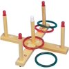 Champion Sports QS1 Wooden Ring Toss Set,Classic