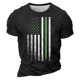 thumbnail image 1 of Camisetas de Manga Larga para Hombres Imprimir Casual Cuello Redondo Camiseta de Manga Corta, Camisetas de Manga Larga para Hombres Algodón, 1 of 4