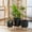 Black Indoor Outdoor Solid Round S/3 18", 16", 14"H, variant on DecMode 10 In. Planter, MGO, Grey, 3 - Pieces