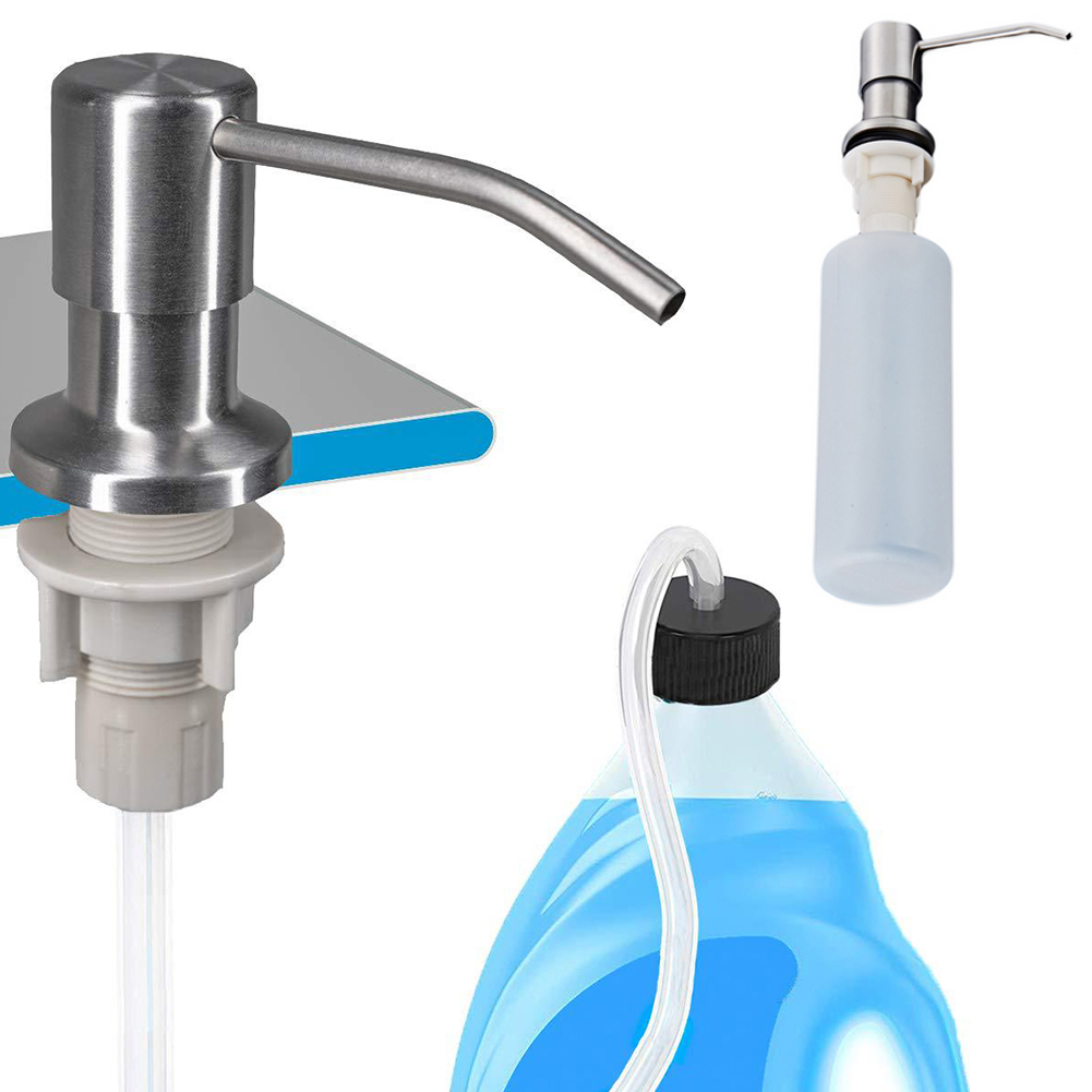 DGROEE Soap Dispenser for Kitchen Sink and Extension Tube, Stainless