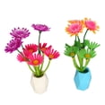 thumbnail image 3 of Artificial Aquatic Plants, Bright Colors Luminous Fish  Flower Decoration  For Living Room, 3 of 8