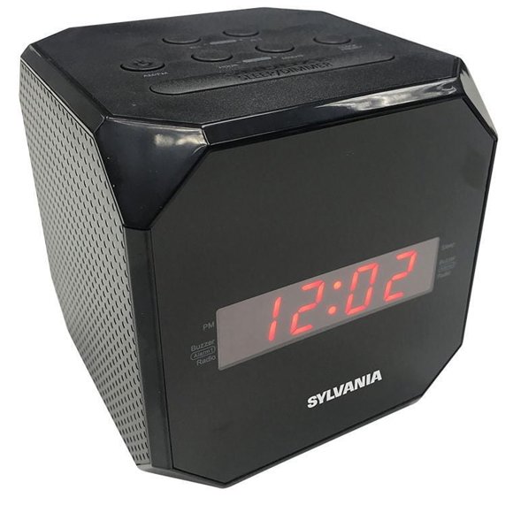 Sylvania Cubed Clock Radio