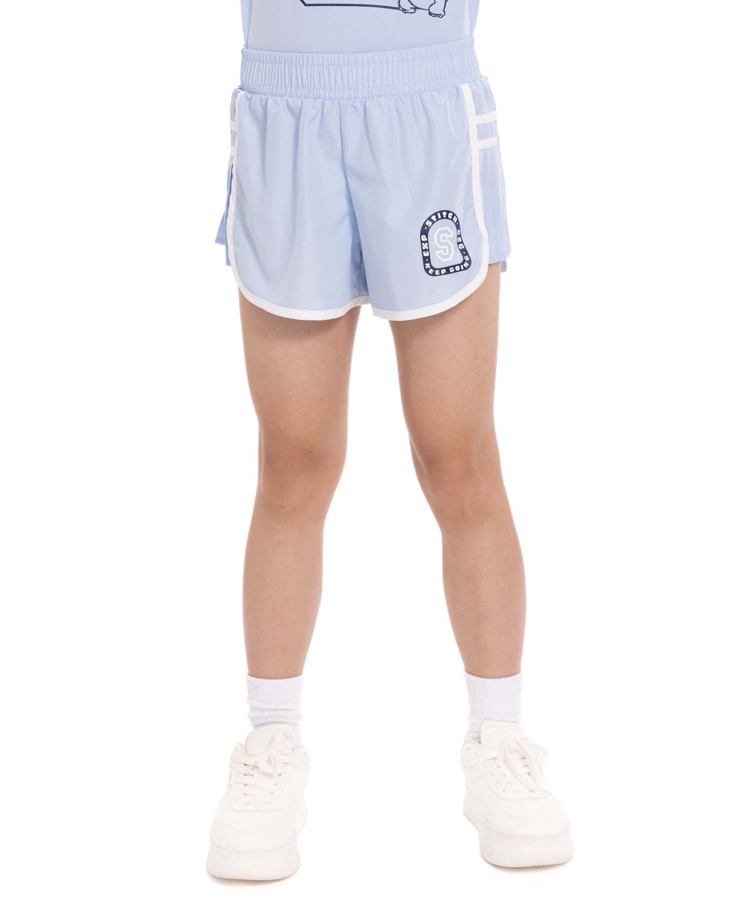Disney Stitch Girls Active Flutter Shorts, Sizes 4-12