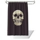 thumbnail image 5 of Cortina de ducha impermeable con estampado de calaveras, 180 x 180 cm, 5 of 5