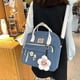 thumbnail image 4 of Mochila linda con accesorios florales, pins kawaii para niñas, mochila escolar, 4 of 5