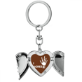 thumbnail image 1 of Llavero de Alas de Ángel Unbranded Mano Hueso Corazón, 1 of 3